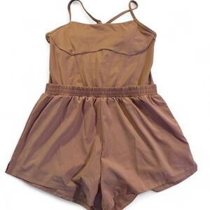 Victoria’s Secret PINK Mauve Pink Athletic Romper Size M
